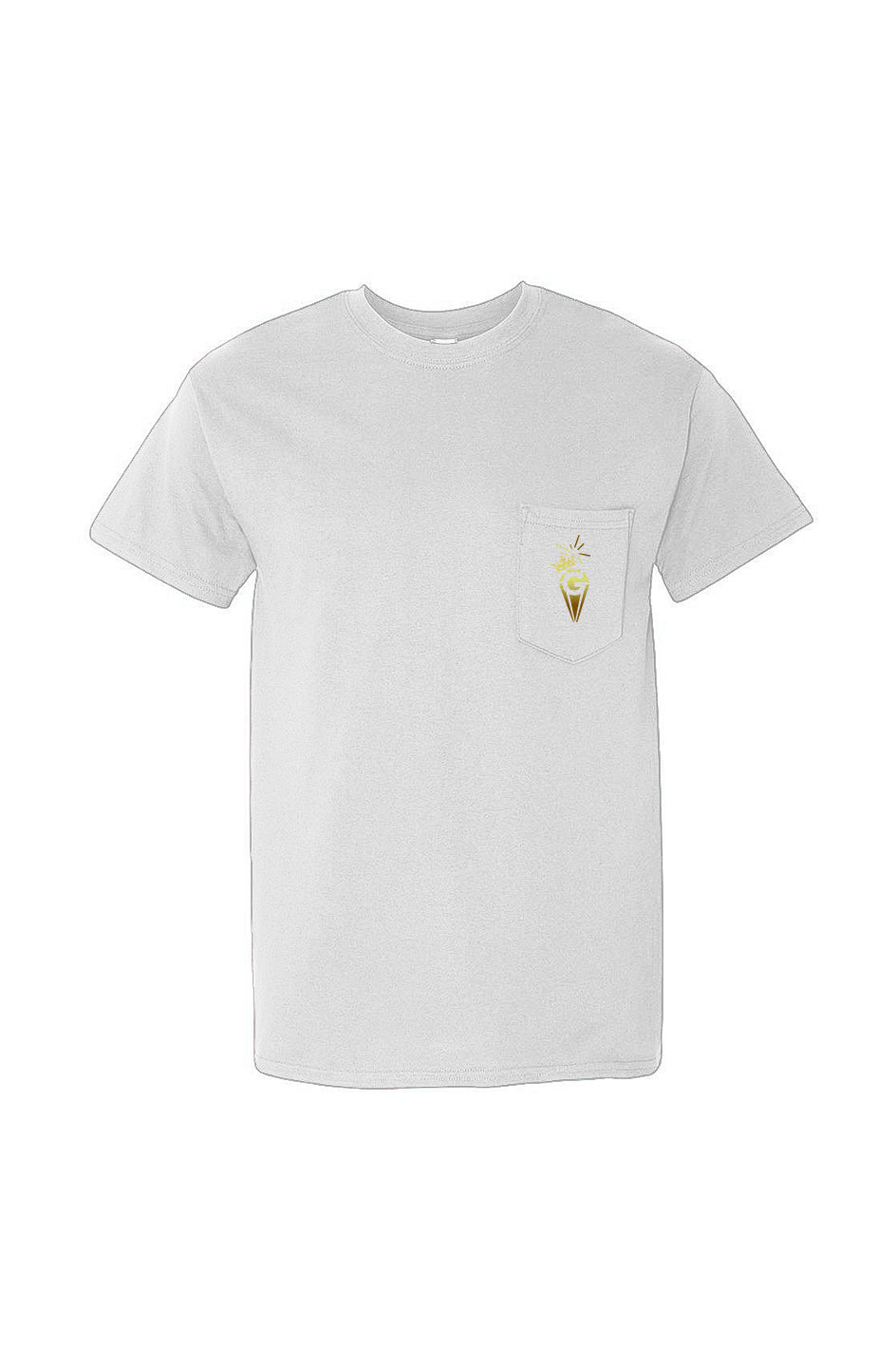 Glamire Pocket T-Shirt White
