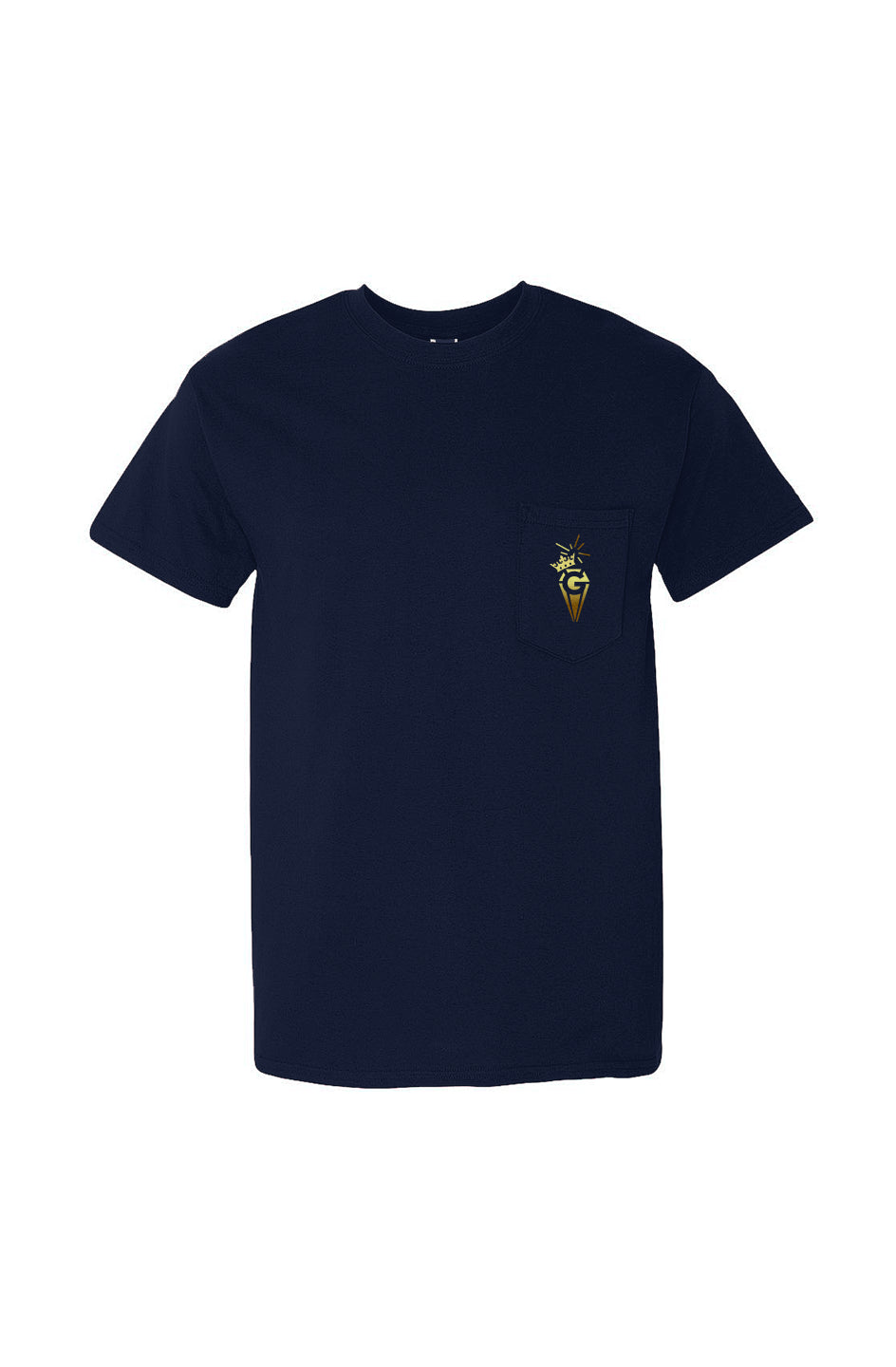 Glamire Pocket T-Shirt Navy