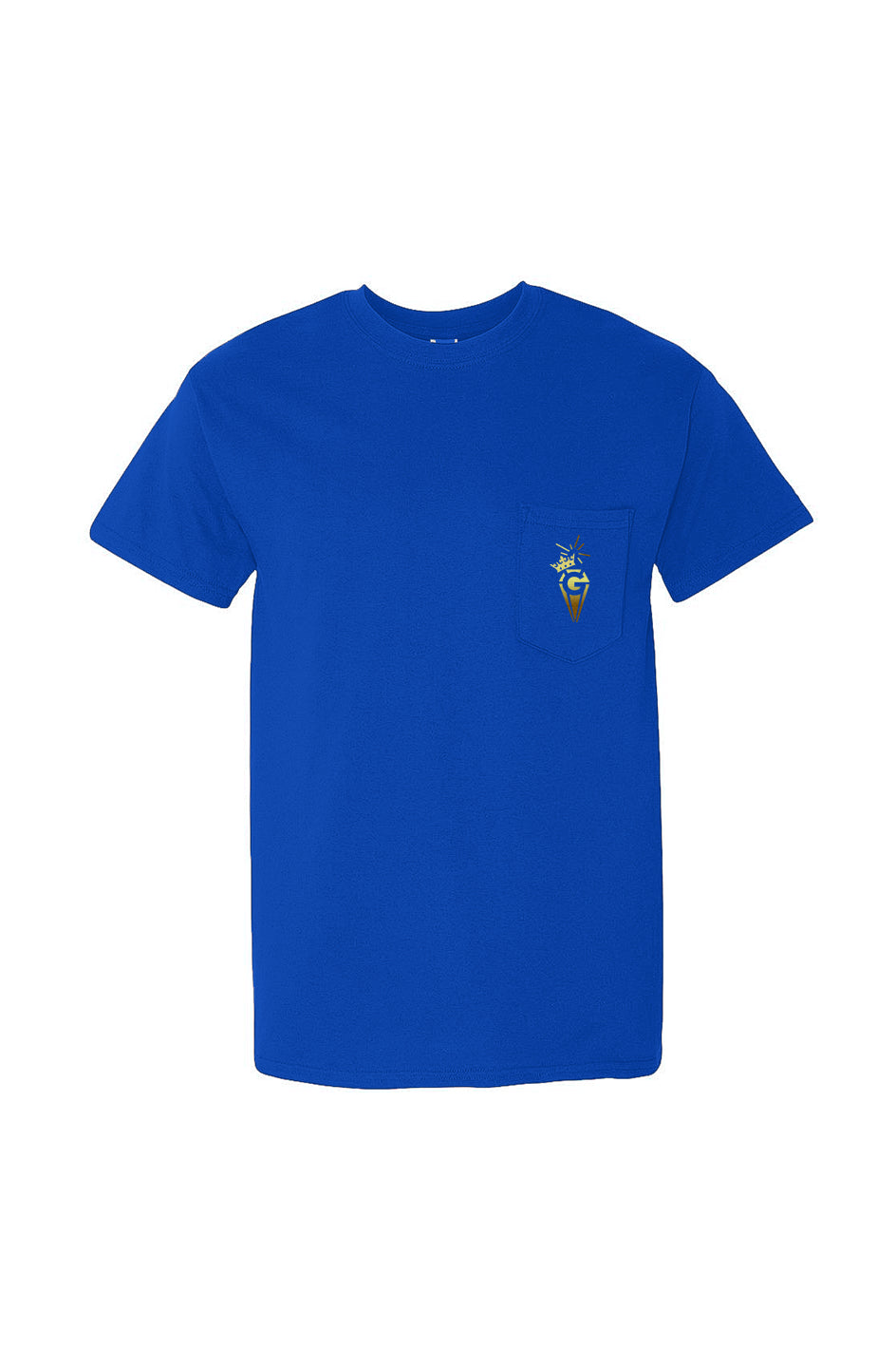 Glamire Pocket T-Shirt Blue