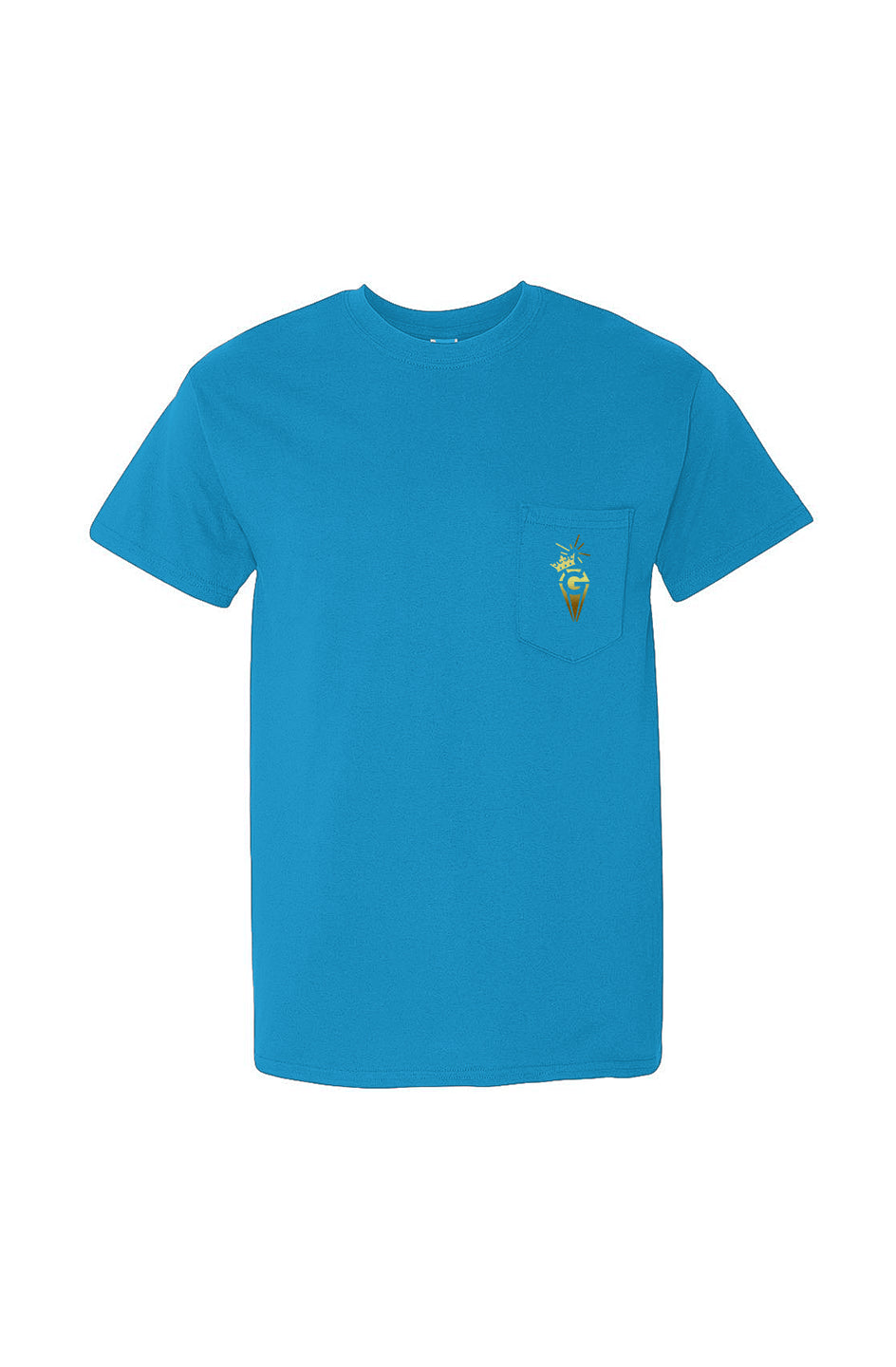 Glamire Pocket T-Shirt Light Blue