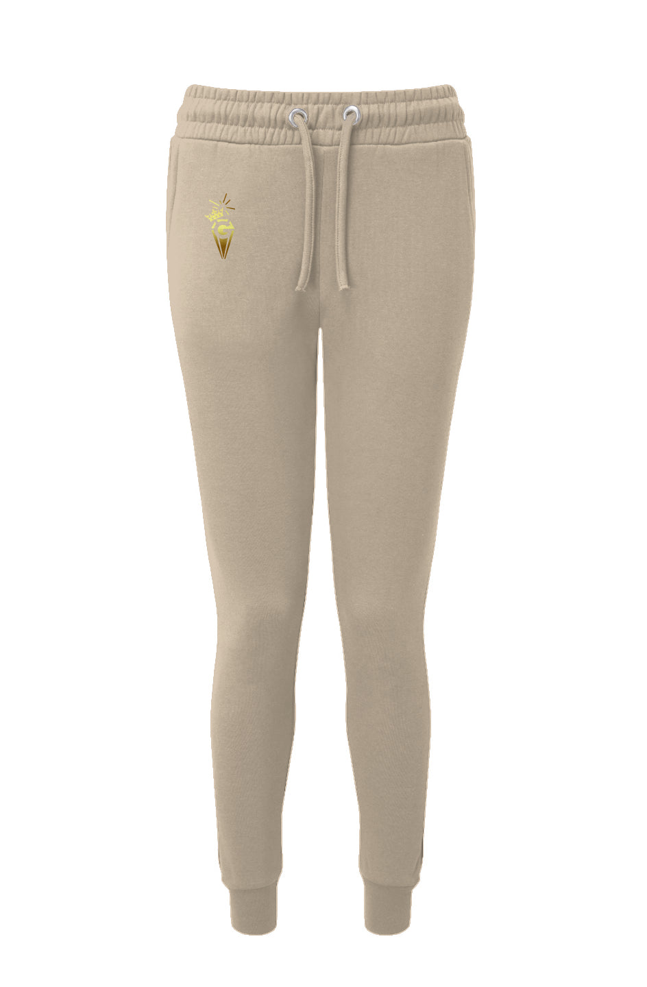 Ladies' Glamire Yoga Fitted Jogger (Tan)