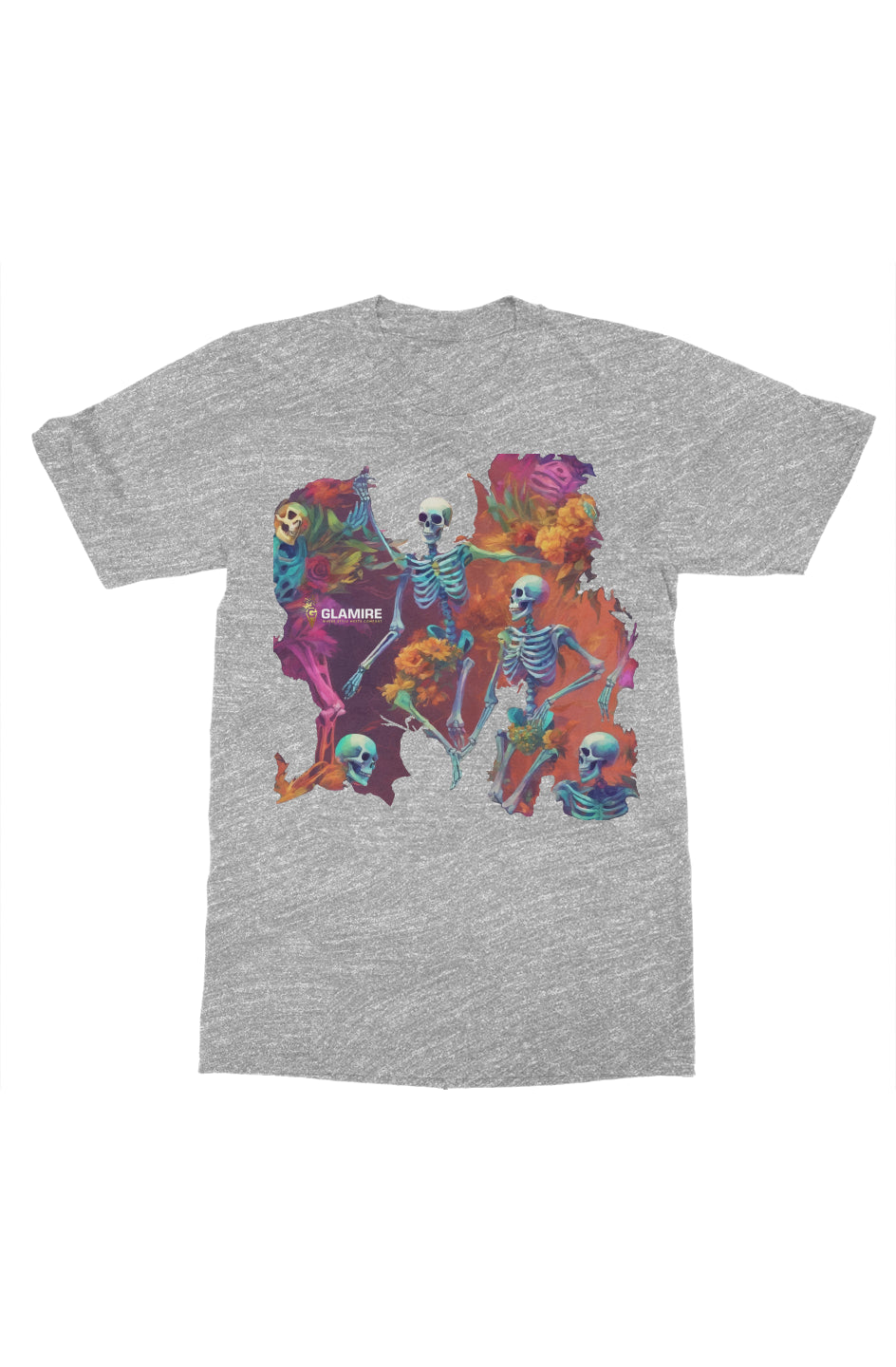 Glamire Skull Garden T Shirt (Gray)