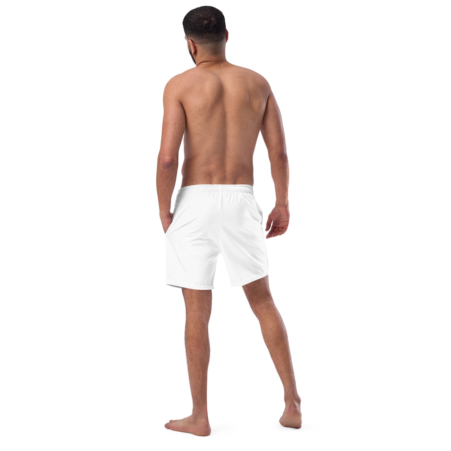 Glamire Recycled Swim Trunks White
